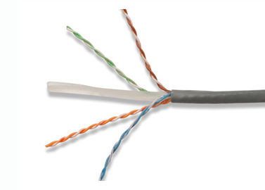 低い煙ゼロのハロゲン ケーブルCat6A UTPの固体裸の銅LANケーブルのねじれの組ネットワーク ケーブル